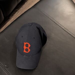 Classic Navy Cap with Red Emblem
